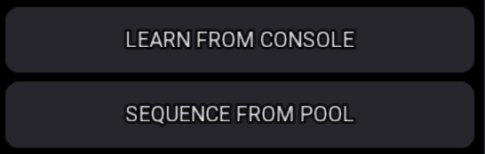 LEARN FROM CONSOLE and SEQUENCE FROM POOL
