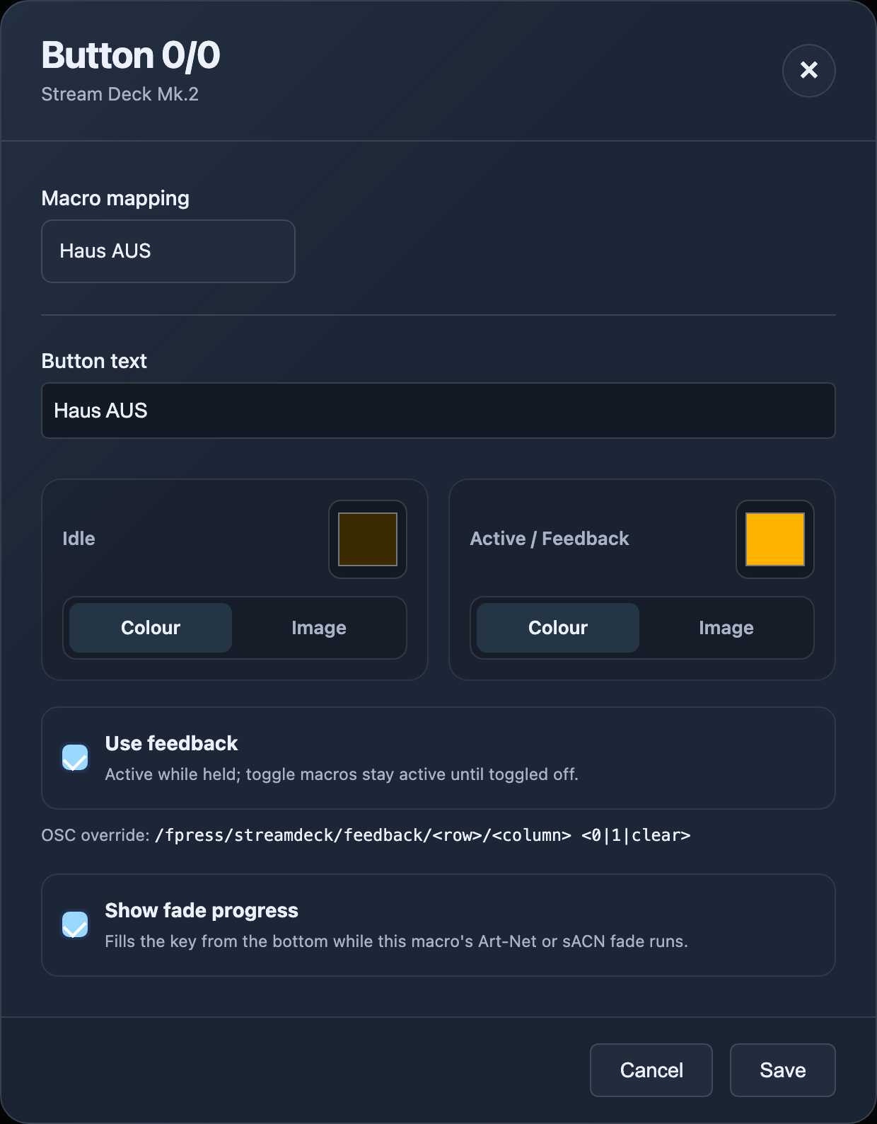 Stream Deck key editor