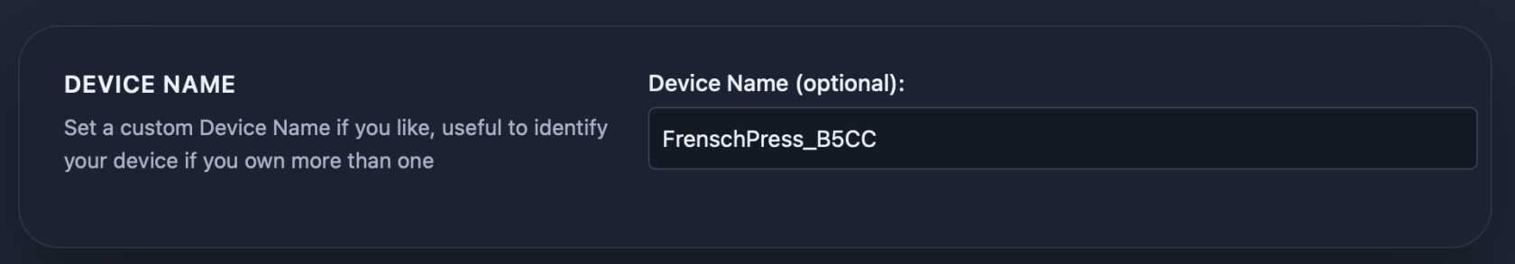 Device Name